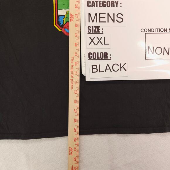 DOM Alien No Sign of Intelligent Life Anywhere T Shirt Mens Size 2XL Black - Picture 8 of 9